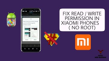 HOW TO FIX/GRANT READ WRITE PERMISSION TO EXTERNAL SD CARD IN ALL XIAOMI PHONES (WITHOUT ROOT)