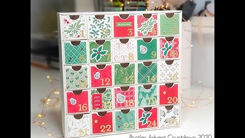 Pootles Advent Countdown 2020 Updating the Countdown Kit