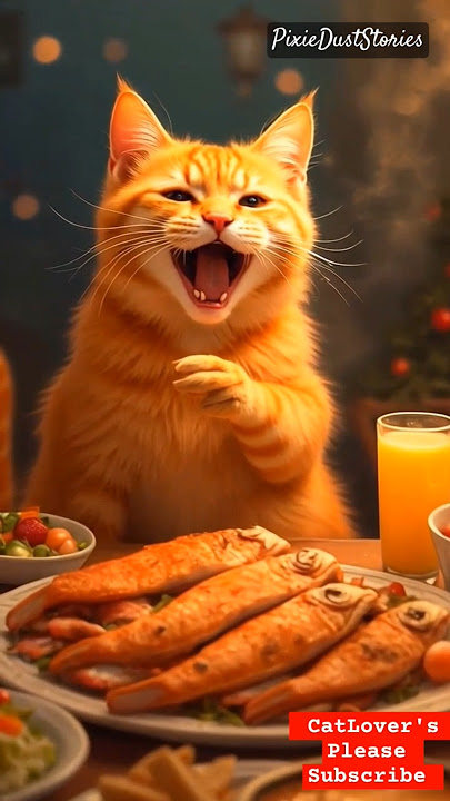 Dinner 🍽️ Party #miawmiaw #kucing #cat #meong #catlover #kucinglucu #liriklagu #cartoon #animation