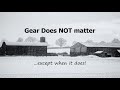 The art of photography | Gear Does NOT Matter