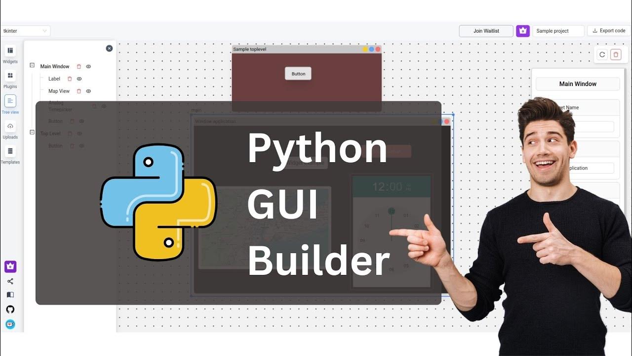 GUI builder for Python - PyUiBuilder - YouTube