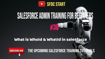 Session30 What is WhoId & WhatId in salesforce for beginner #Sfdc #salesforce