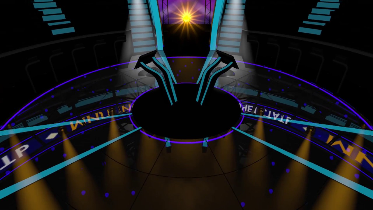 Millionaire C4D set light test // Тест студии "Кто хочет стать