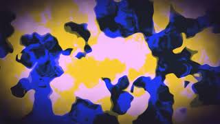 1 Hour Deep blue & yellow Liquid Loop | Abstract Marble Fluid Background
