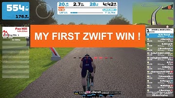 My first Zwift Race Win !