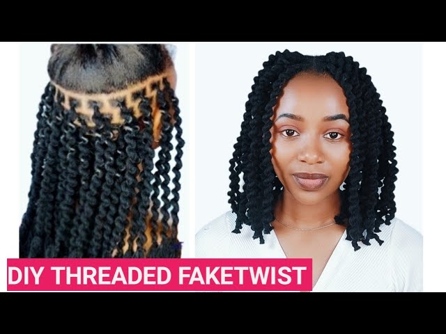 How I wore my hair – African Threading