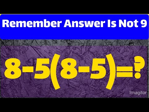 This Simple Math Question Stumps Everyone ! Only 1% Can Solve This Math Problem!