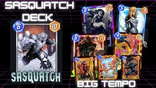 Sasquatch Skaar Death In The Same Deck! Big Tempo Deck! Marvel Snap