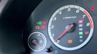 02 Honda CRV gauge cluster removal and check engine not lighting up (scam) problem fixed