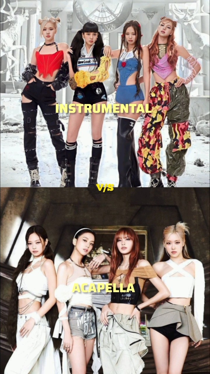 The Iconic ending part of PINK VENOM || Instrumental vs Acapella || #jennie #jisoo #lisa #rosé