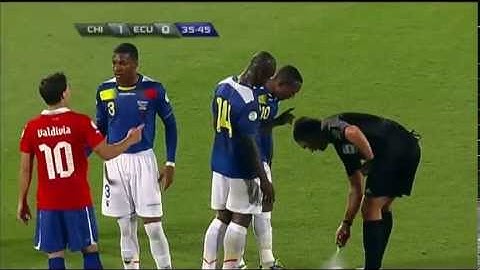 Chile vs Ecuador (2-1)   clasificatorias al mundial Brasil 2014