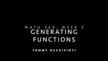 Generating Functions Part 5: Making Change