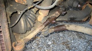 How To Remove Install Outer Inner Tie Rod Ends on a 2000 Chevy Blazer