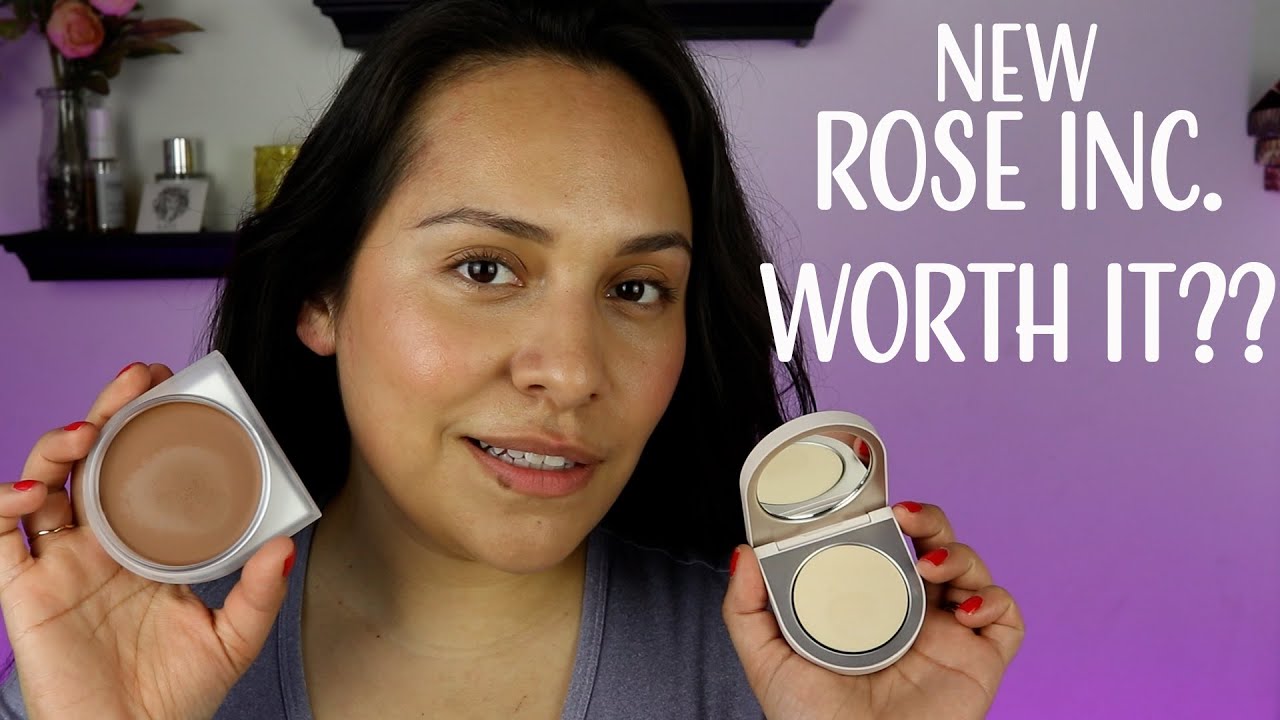 Rose Inc Solar Infusion Soft Focus Cream Bronzer  and Solar Radiance Hydrating Cream Highlighter
