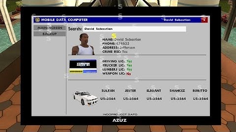 MDC (Mobile Data Computer) LSPD  System | All TextDraw SAMP