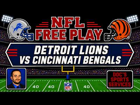 NFL Betting Free Play: Detroit Lions vs Cincinnati Bengals | Robert Ferringo NFL Preseason Picks