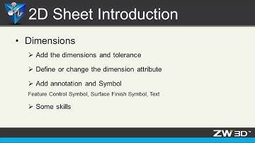 Learn ZW3D and 3D design in 3 hours : Work with 3D and 2D data (Part 6)