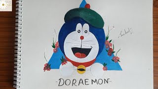 How to draw and paint Doraemon