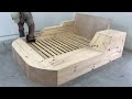 Amazing Idea Extremely Creative Woodworking Project - Build A Modern Bed With Sofa For Your Son