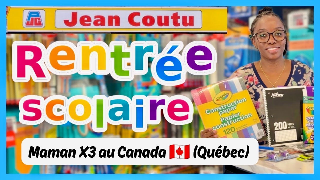 Magasinage Rentrée Scolaire 2026 🎒 Vie de Famille au Québec/ Canada