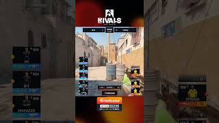 flameZ TAKES OVER WITH A FIERY TRIPLE #cs2 #blast #Rivals #hellcase