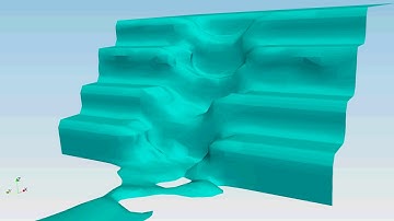 Dynamic Simulation of Hillslope Landslide with openFoam - Animation