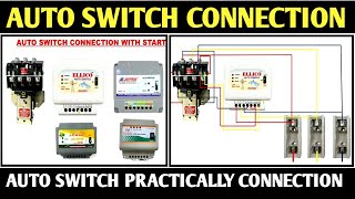 ▶️ oil starter connection/oil starter me auto switch kaise lagaye 