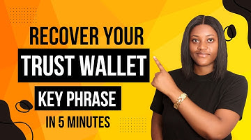 HOW TO RECOVER YOUR TRUST WALLET KEYPHRASE - RECOVER YOUR TRUST WALLET KEY PHRASE IN 2 MINS