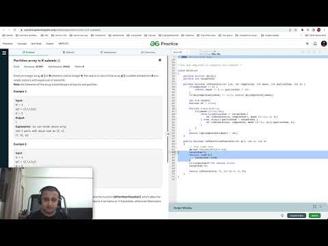 Partition array to K subsets | Geeksforgeeks Problem of the Day - July 16 | Java | DP Bitmask