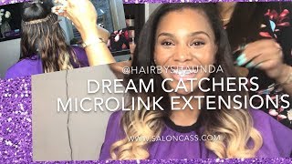 How to do micro link hair extensions | @hairbyshaunda