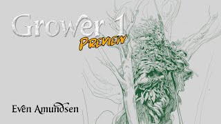 Digital Painting Timelapse | Preview: Grower 1 | TEGN | Fantasy Art