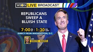 WION Live Broadcast | Republicans sweep a bluish state | Massive setback for president Joe Biden screenshot 3