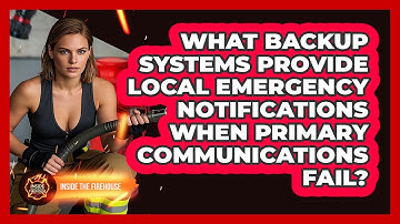 What Backup Systems Provide Local Emergency Notifications When Primary Communications Fail?