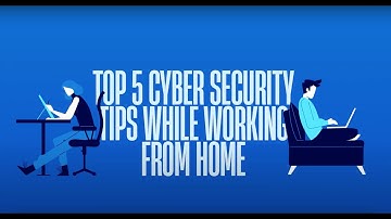 #CyberPeaceAcademy | Top 5 Cyber Security Tips while Working from Home | Be #CyberSafe