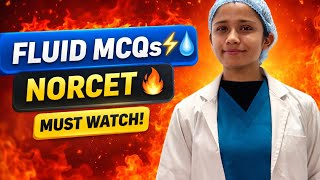 Fluid & Electrolyte Imbalance MCQs 🔥 | NORCET 2026 Preparation | Nursing Exam Practice #norcet