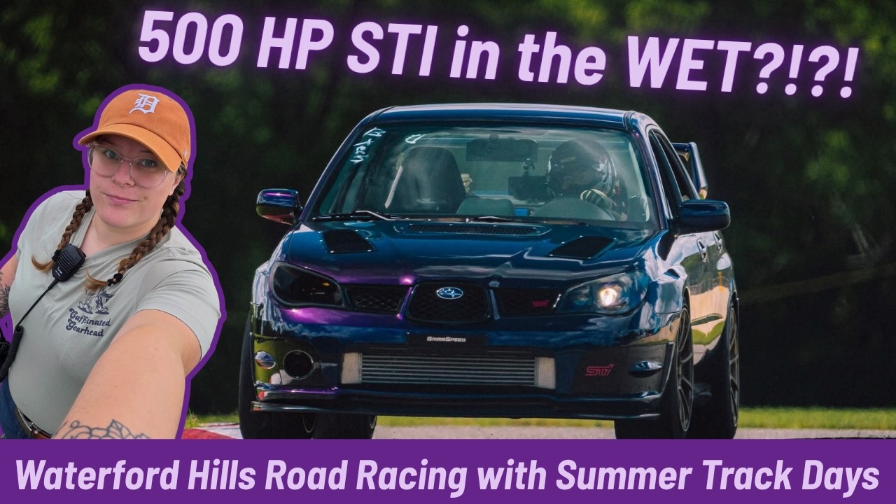 Driving a 500 HP Subaru Hawkeye STI at Waterford Hills