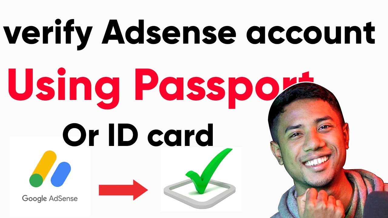 How to verify Google Adsense account Using Passport Or ID card
