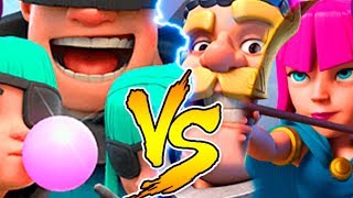 РАЗБОЙНИКИ ПРОТИВ РЫЦАРЯ И ЛУЧНИЦ | RASCALS VS KNIGHT AND ARCHERS | CLASH ROYALE