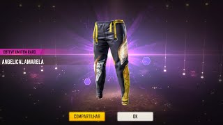 CODIGUIN FF: Free Fire libera código Calça Angelical Dourada