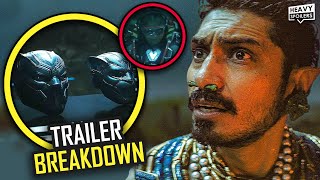 BLACK PANTHER Wakanda Forever Trailer \& TV Spots Breakdown | Easter Eggs, Hidden Details \& Clips