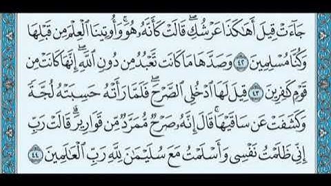 سعد الغامدي | سورة النمل كاملة