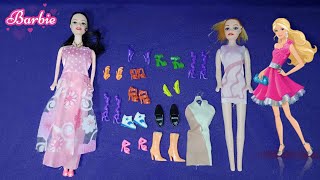 9:20  Minutes Satisfiying Unboxing Barbie Dresses and Shoes Beautiful Fasion I ASMR