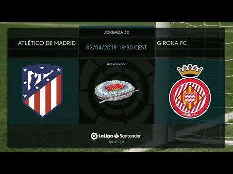 Calentamiento Atlético de Madrid vs Girona FC