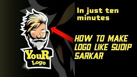 How to make logo like Sudip Sarkar|| Secret Revealed || Gaming boy satyam || Garena Free fire