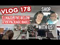 VLOG 178 : SHOPPING at TJ MAXX &amp; MARSHALLS + A HAUL!