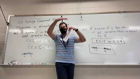 A1 2.5 Solving Compound Inequalities Part 1