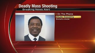 Evrod Cassimy's relatives wear near shooting, but are safe