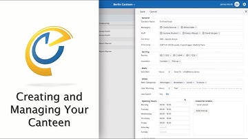 Creating and Managing Your Canteen
