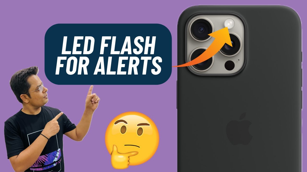 How to Enable LED Flash for Alerts on iPhone (2024) - YouTube