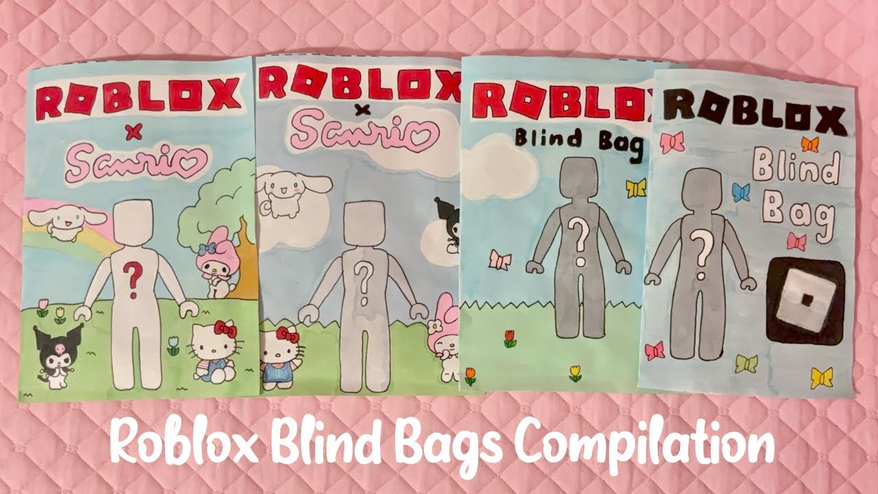 🌷paper diy🌷 ROBLOX blind bag compilation ⭐️, ASMR